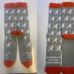 Knock It Out of the Park Socks